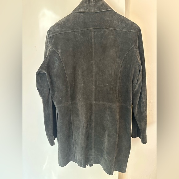 Chicos 100% Leather Suede Jacket Shirt - Picture 2 of 8